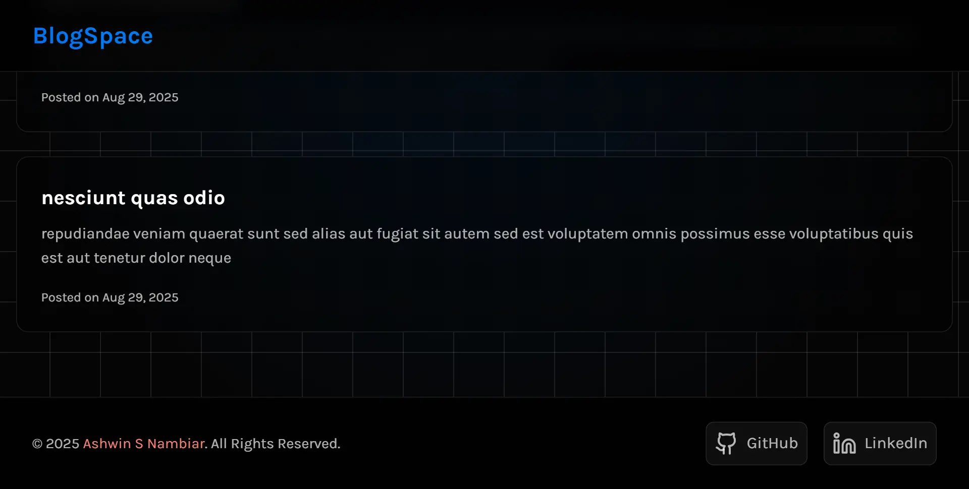 BlogSpace screenshot 3