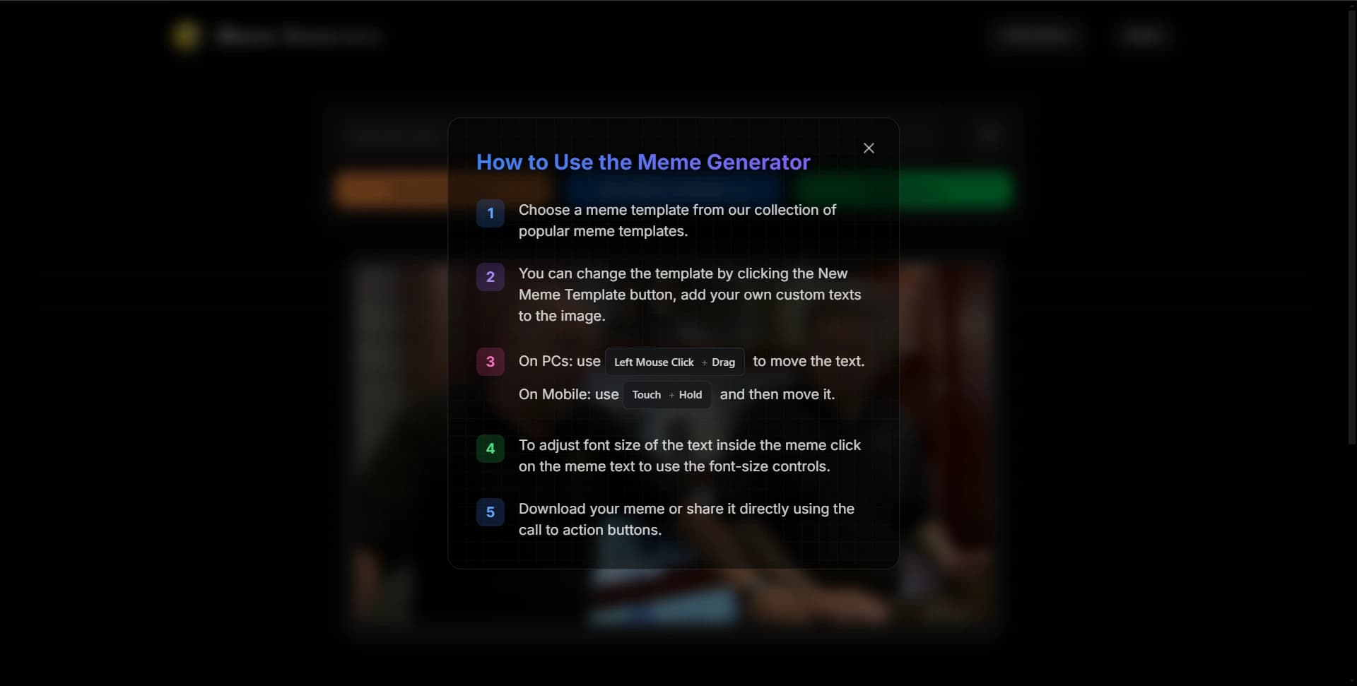 Meme Generator screenshot 2