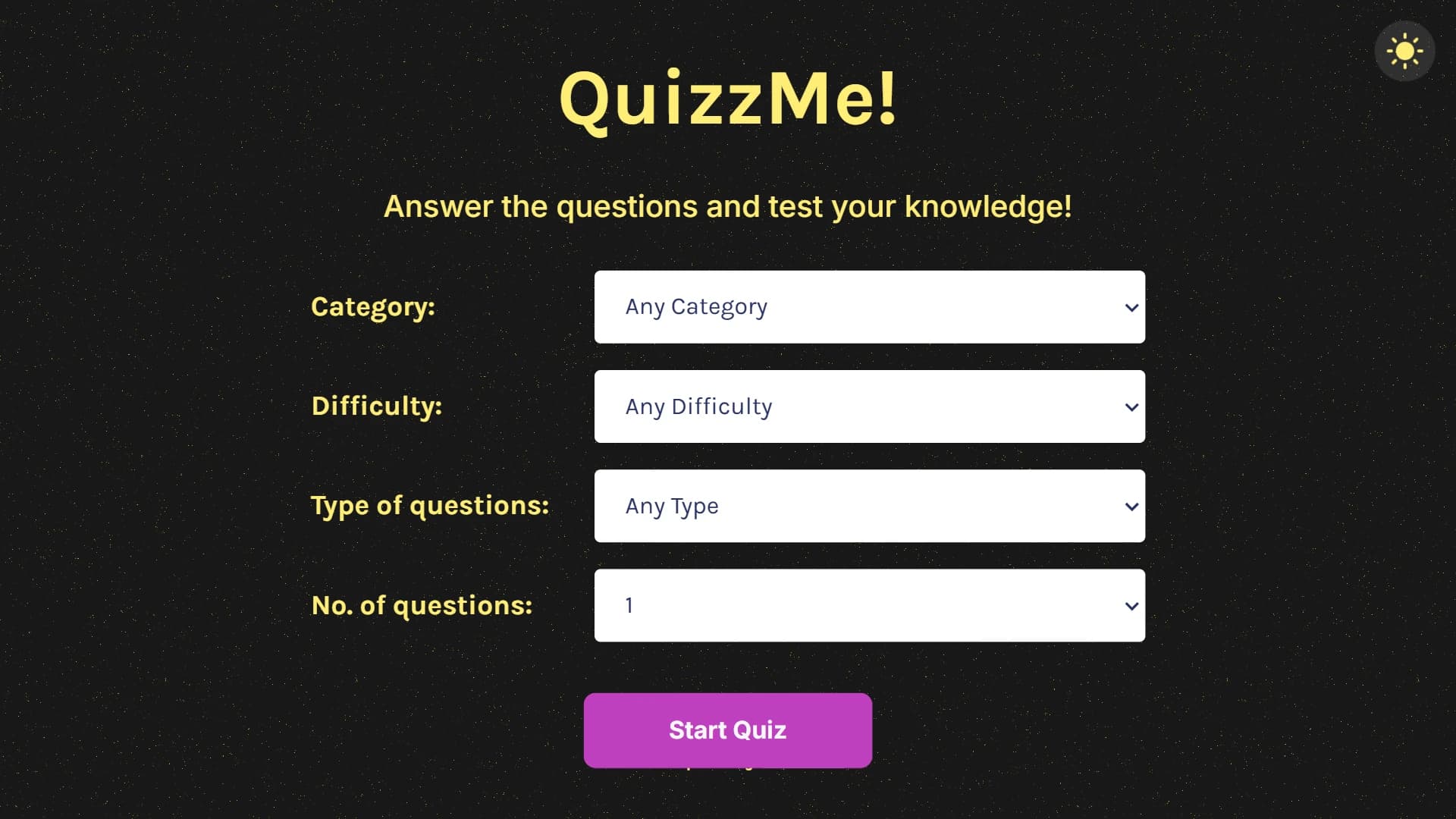 QuizzMe! screenshot 2