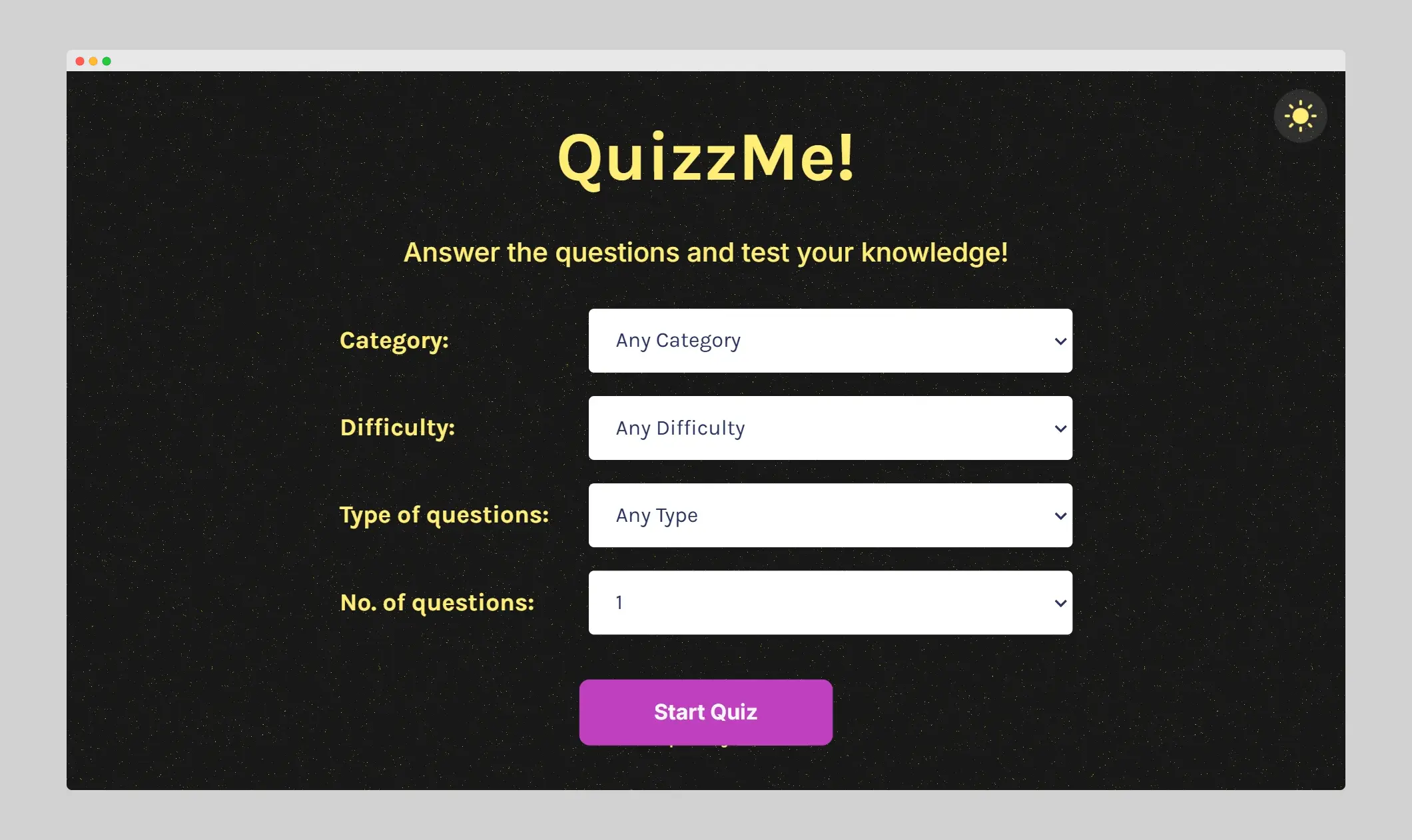 QuizzMe!