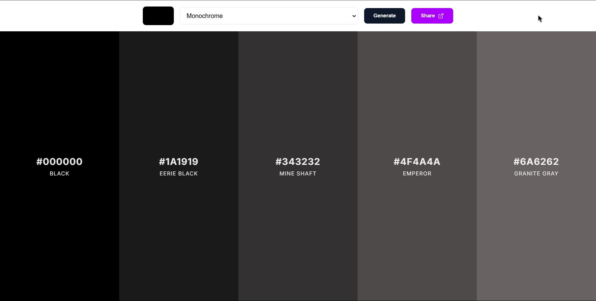 Color Scheme Generator screenshot 1