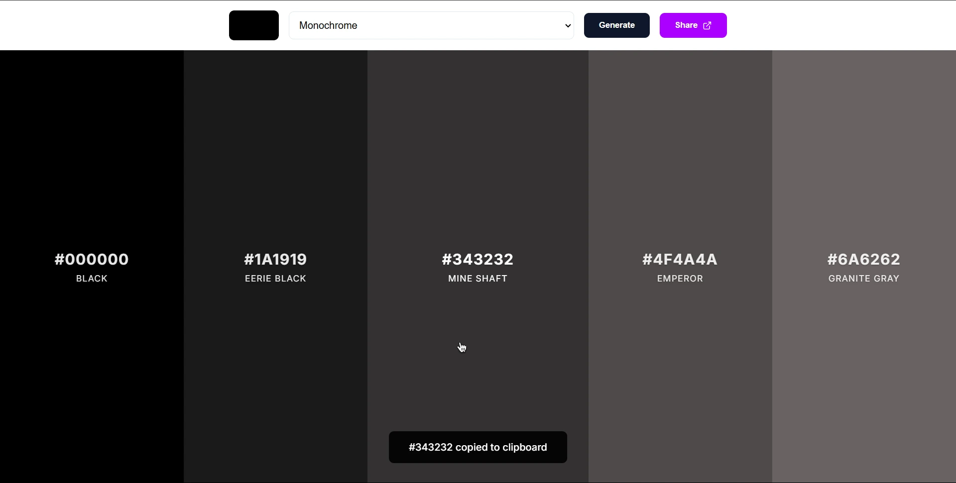 Color Scheme Generator screenshot 2