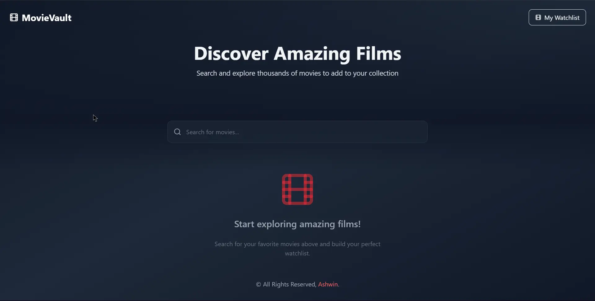 MovieVault screenshot 1