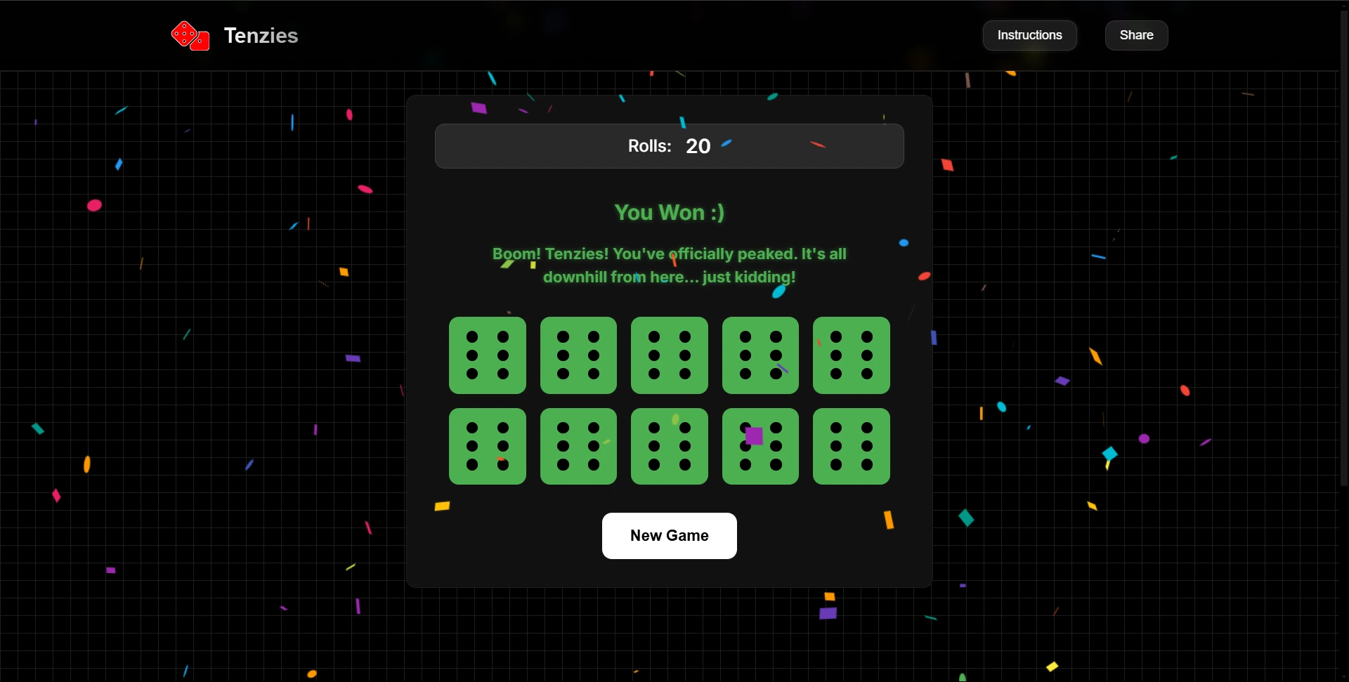 Tenzies screenshot 5