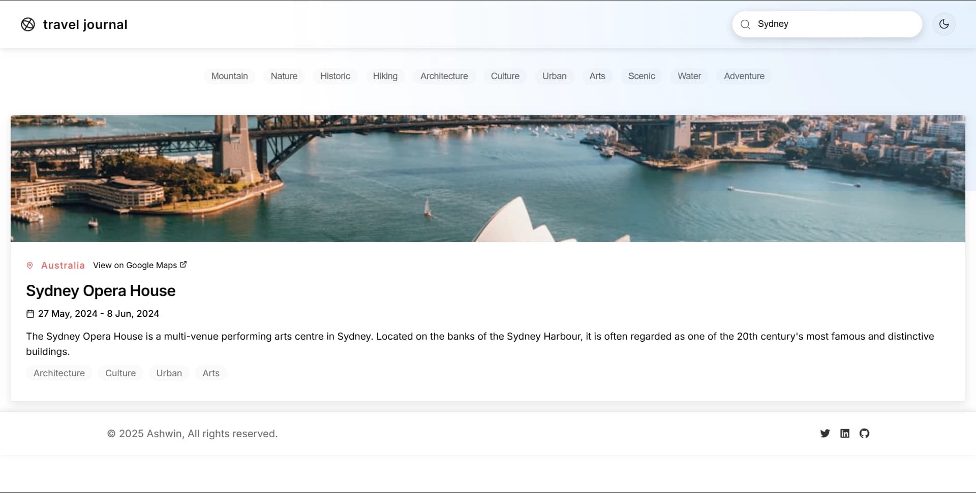 Travel Journal screenshot 3